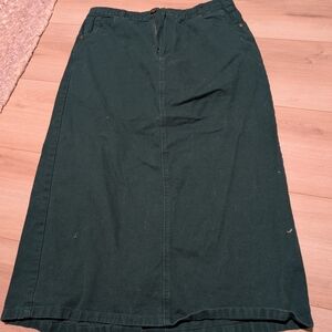 Jessica London Forest Green Midi Skirt
